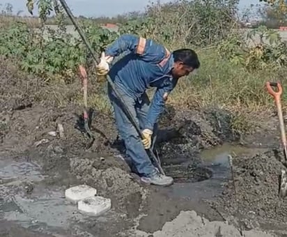 Agua: El problema fue provocado por una motoconformadora.