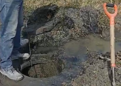 Agua: El problema fue provocado por una motoconformadora.