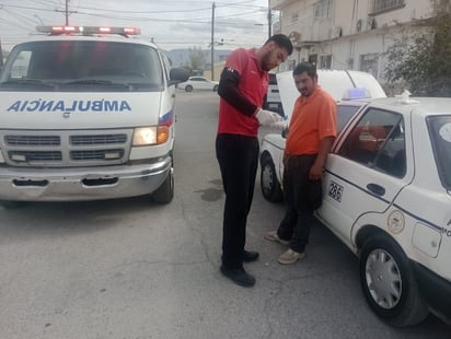 Accidente: El trabajador del volante fue llevado al hospital General Amparo Pape de Benavides.