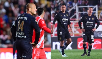 futbol: Javier Hernández y Luis Romo dieron la cara por Chivas ante la derrota en contra de Necaxa y prometen que elvarán su nivel