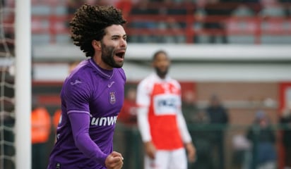 FUTBOL: César Huerta debuta con el Anderlecht en la jornada 22 de la liga de Bélgica tras enfrentar al KV Kortrijk