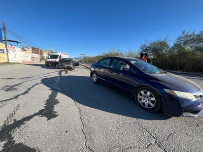 Accidente : Solo daños materiales arrojó la colisión