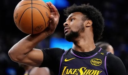 BASQUETBOL : En sus últimos seis partidos que ha disputado con los Lakers el hijo de LeBron James no ha logrado anotar ninguna canasta

