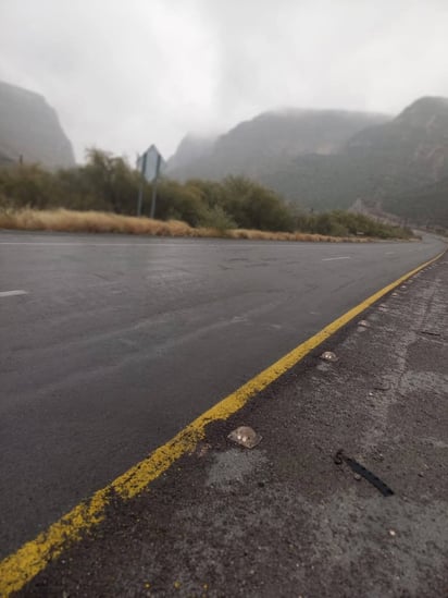 Carretera : Solo neblina y agua nieve moderada reportaron.