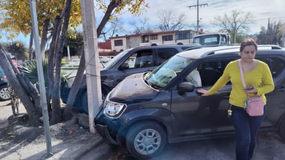 Accidente: El percance generó un breve caos vehicular en la zona.