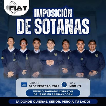  Imposición de sotanas 