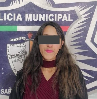 policiaca: La dama fue turnada ante las autoridades correspondientes.