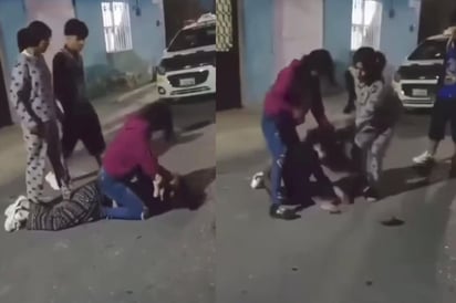 Violencia : Acompañantes de las agresoras grabaron el momento de la golpiza.