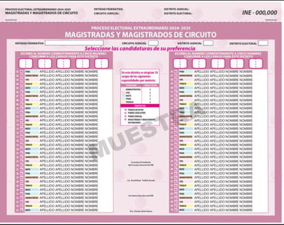 Elección Judicial: En algunas habrá hasta 84 candidatos, mientras que en otras la cifra será de apenas 18.