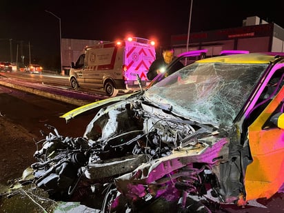 Accidente: El cadáver quedó tenido sobre el pavimento.