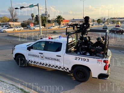 policiaca: Los elementos se desplegaron vía terrestre y aérea. 