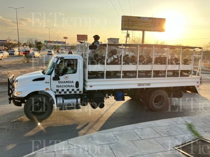 policiaca: Los elementos se desplegaron vía terrestre y aérea. 