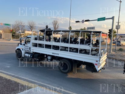 policiaca: Los elementos se desplegaron vía terrestre y aérea. 