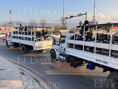 policiaca: Los elementos se desplegaron vía terrestre y aérea. 