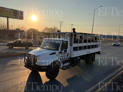 policiaca: Los elementos se desplegaron vía terrestre y aérea. 