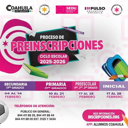 Inician las preinscripciones