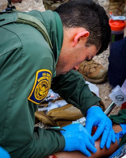 Preparación de los agentes de la Patrulla Fronteriza salvan vidas