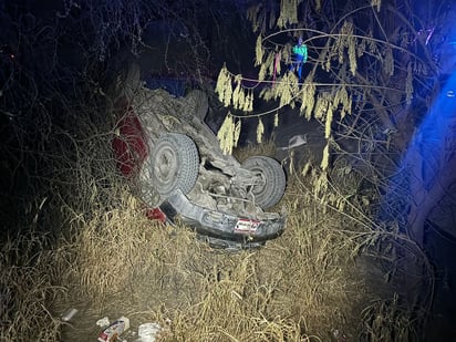 Accidente: Socorristas de Cruz Roja lo rescataron.