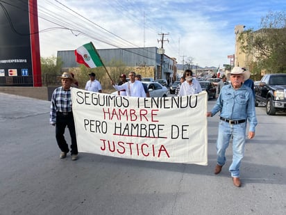 AHMSA : Fueron alrededor de 500 obreros los que marcharon.