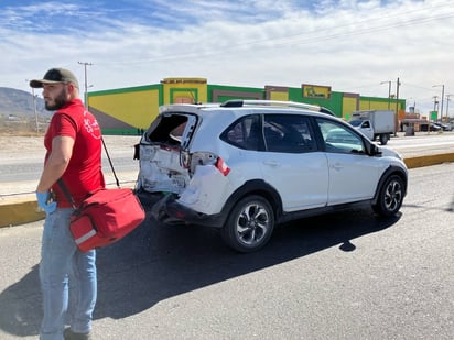 Accidente: Responsable intentó huir, pero fue detenido.