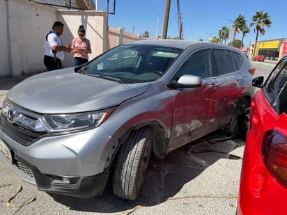 Accidente: El saldo fue solo de daños materiales.