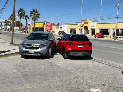 Accidente: El saldo fue solo de daños materiales.