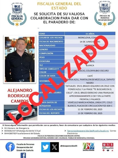 policiaca: El afectado ya se encuentra con su familia sano y salvo.