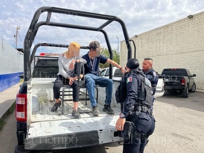 robo: La chica fue detenida junto con su pareja.