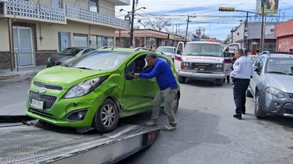 Accidente: Afortunadamente no se reportaron personas lesionadas.