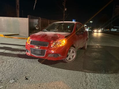 Accidente: Solo daños materiales fue el saldo del choque.