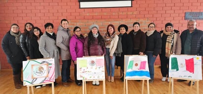 Concurso de Dibujo sobre el Día de la Bandera organizado por el Consulado de México en Eagle Pass