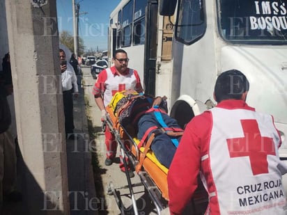 Accidente: El lesionado fue llevado de urgencia a la clínica 7 del Seguro Social.