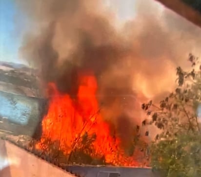 siniestro: Luego de varias horas de trabajo intenso, el incendio fue controlado en su totalidad.