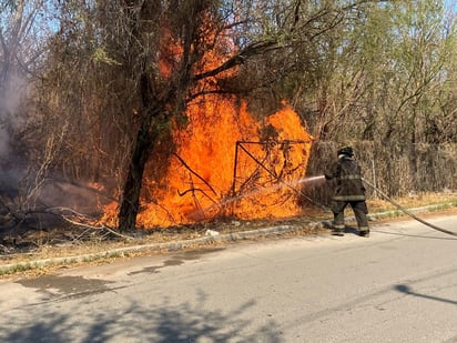 siniestro: Se presumió que el fuego pudo ser provocado. 