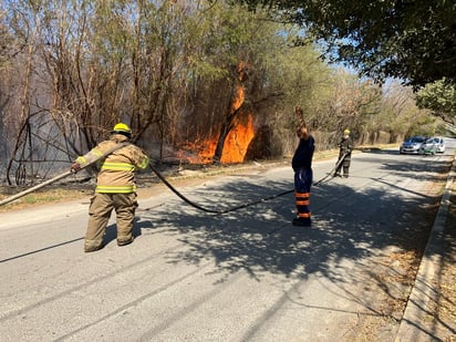 siniestro: Se presumió que el fuego pudo ser provocado. 