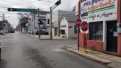 Saturan de Señalamientos Viales en el Centro de Piedras Negras