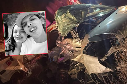 SEGURIDAD Jesús Valladares, novio de Kenia Gabriela Montaño, una de las víctimas del accidente en Hualahuises, compartió emotivos mensajes en redes sociales