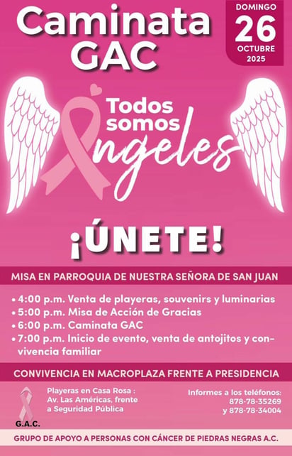 Celebración por la lucha del Cancer de Mama