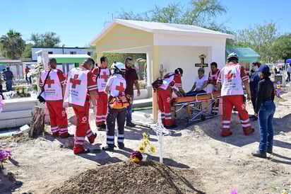 seguridad: Acude la Cruz Roja en su auxilio