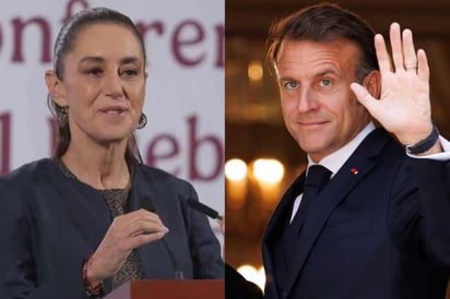 Sheinbaum y Macron Sheinbaum y Macron