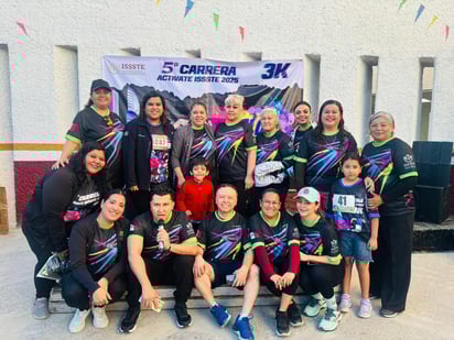ISSSTE Monclova lleva a cabo carrera 'Color Run 2025'