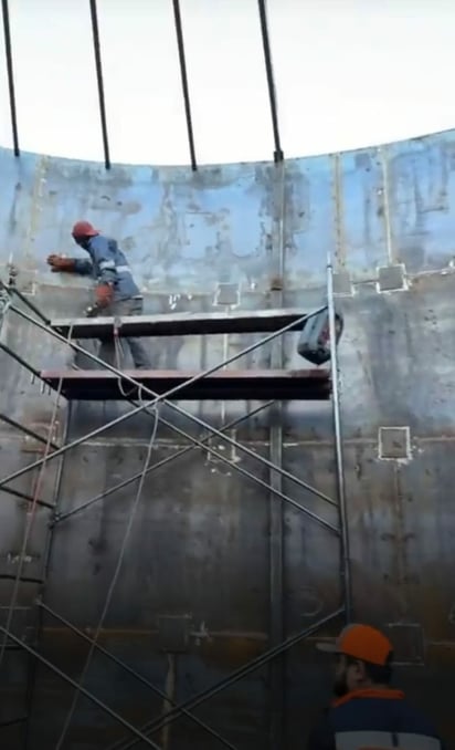 Tanque de almacenamiento de agua