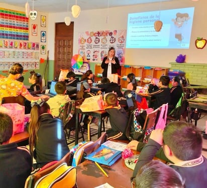 SALUD El DIF Municipal de San Juan de Sabinas inició un proyecto para enseñar a los niños de la Escuela Ignacio Zaragoza la importancia de la higiene personal