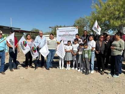 CONSTRUCCIÓN En Juárez, Kilómetro 45, comenzó la construcción del Centro de Encuentro para adultos mayores y niños, un espacio que fomentará actividades educativas
