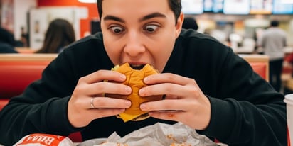 Esto le pasa a tu cuerpo cuando terminas tu comida en menos de 20 minutos