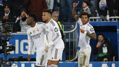 Real Madrid vence 2-1 al Alavés con gol de Rodrygo
