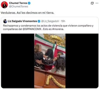 Salinas Pliego y Chumel Torres