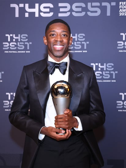 Ousmane Dembélé es elegido Mejor Jugador del Año por la FIFA en 2025