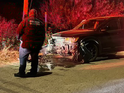 accidente : El conductor circulaba por una de las vialidades del sector y perdió el control.