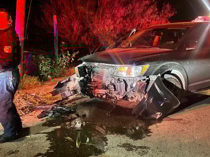 accidente : El conductor circulaba por una de las vialidades del sector y perdió el control.